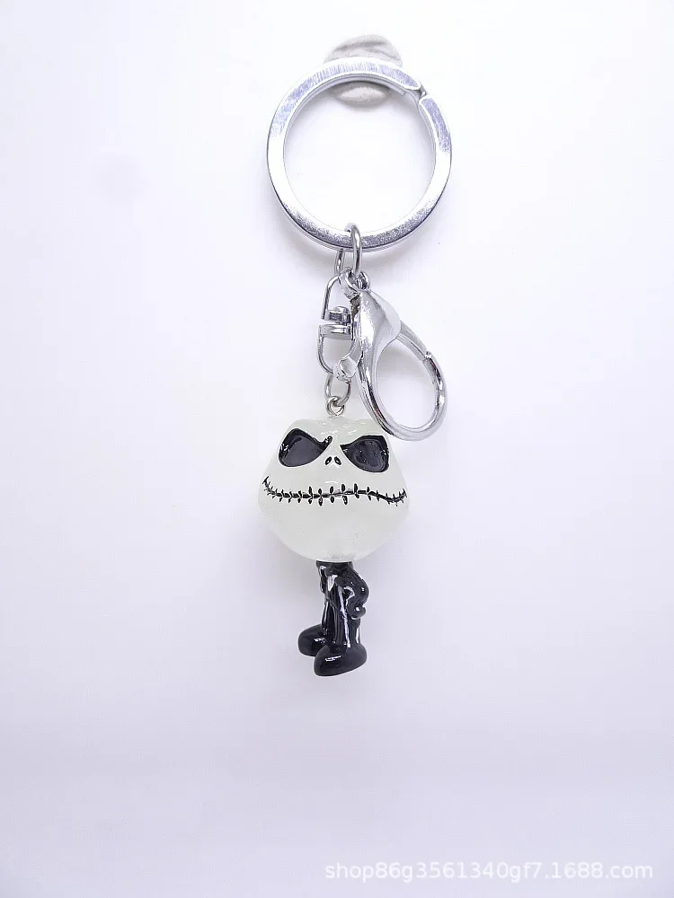Der Albtraum Vor Weihnachten Anime Abbildung Kürbis König Jack Anhänger Keychain Auto Schlüssel Ring Kinder Spielzeug Weihnachten Geschenke