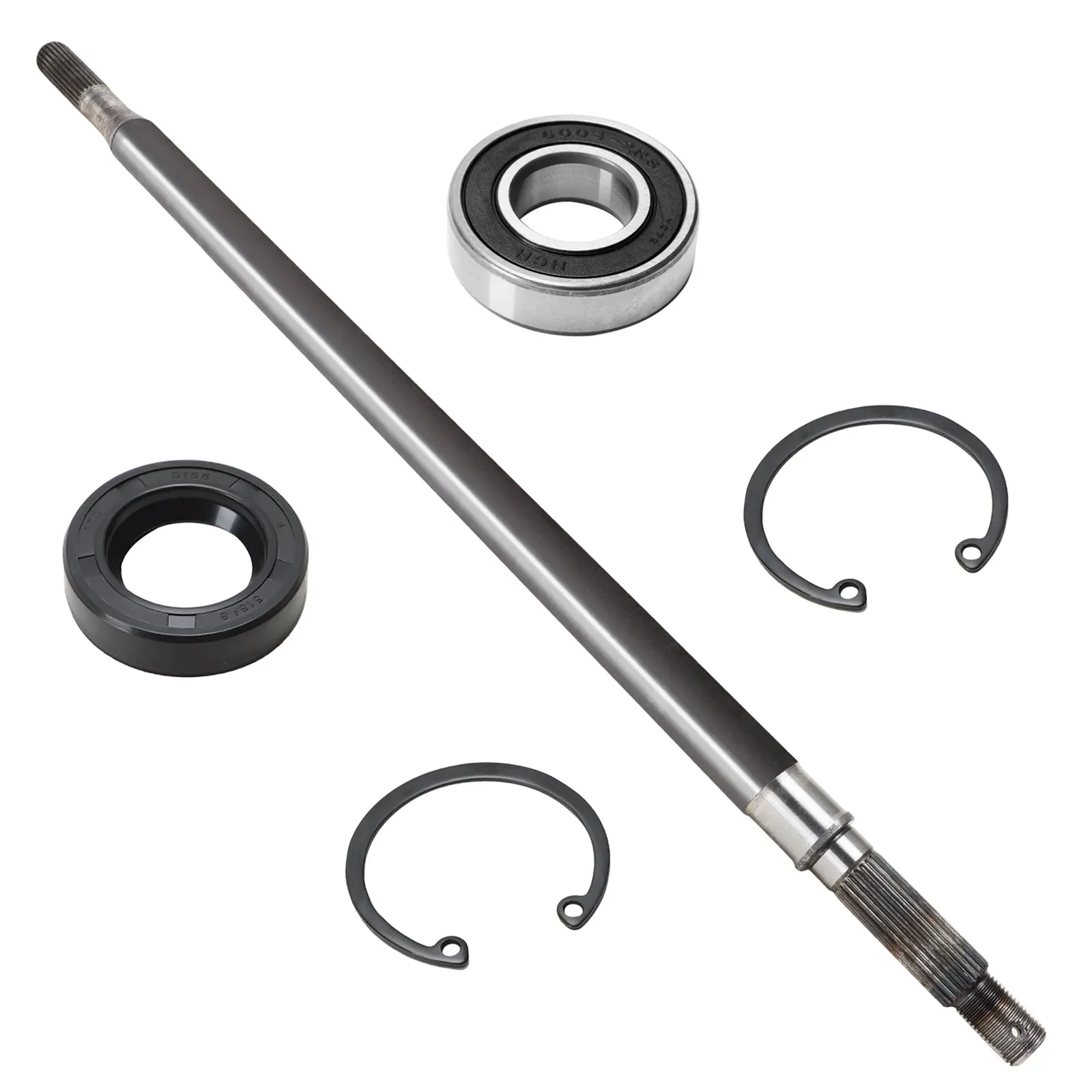 Roykaw Golf Cart Driver Side Rear Spline Axle Shaft Kit Fit for EZGO RXV 2008-up Electric Models, Replaces OEM# 620337, 614208