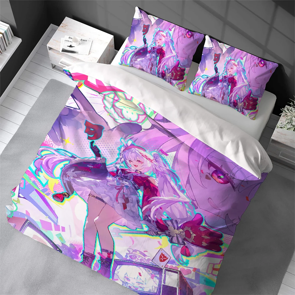 

Honkai Star Rail Sparxie Duvet Cover Set Soft Wash Bed 3 Piece Summer Comfortable Student Dormitory Home Baby Bedding seller