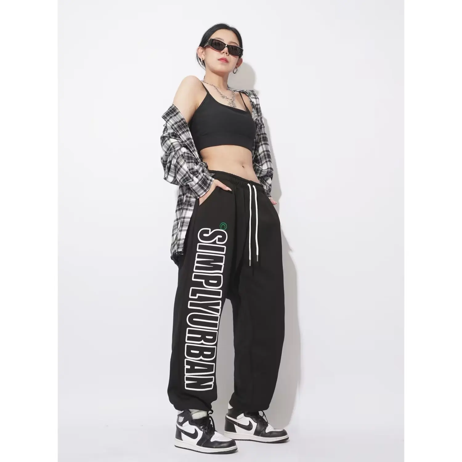 

High street fashionable versatile casual pants with a small design sense, niche summer dopamine pink work pants for women