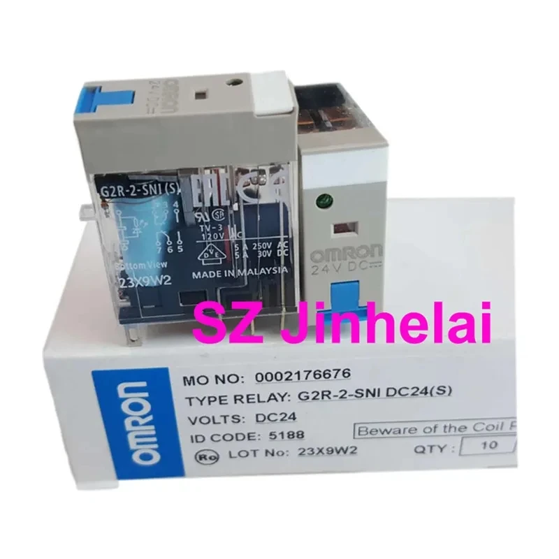 10pcs Authentic Original Omron G2R-2-SND SNI SNDI DC24(S) Relay G2R-2-SND(S) SNI(S) SNDI(S) DC24V