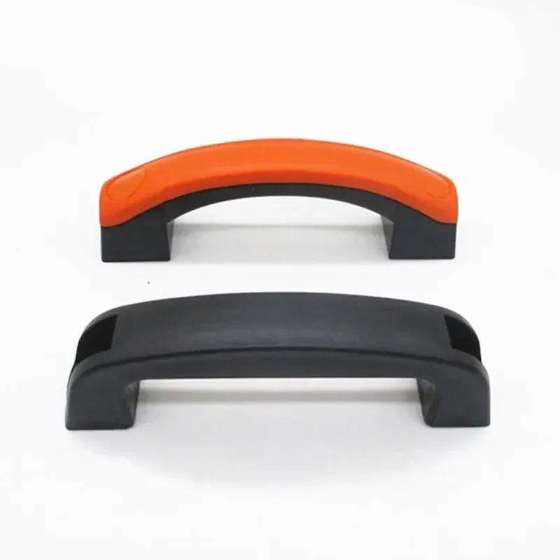 Sostituzione della maniglia in plastica per la maniglia di trazione della saldatrice, distanza del foro 132mm, accessori per saldatrici, nero, arancione cappelli
