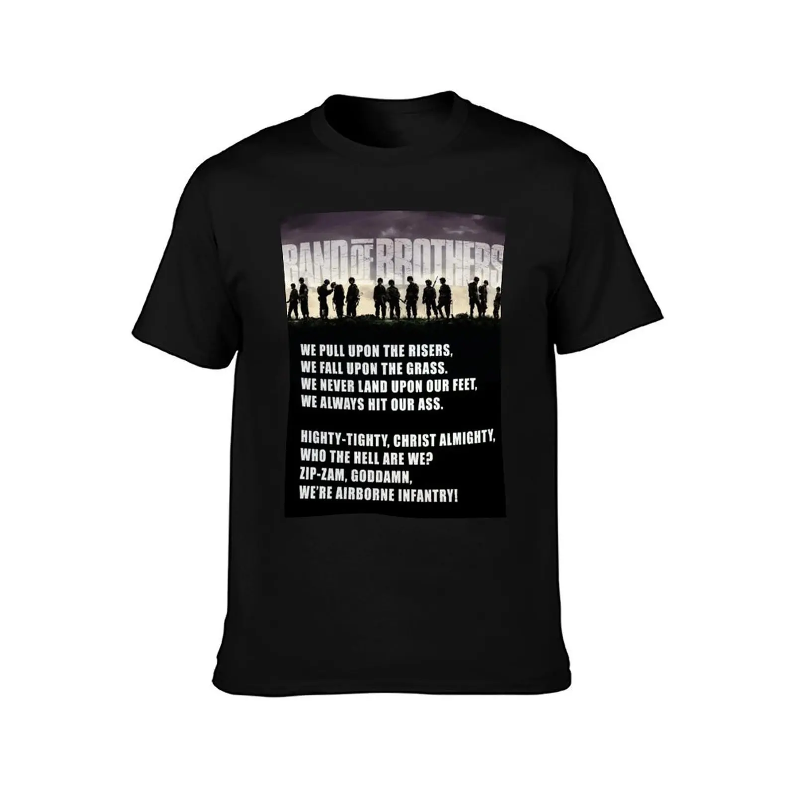 Band of Brothers - Airborne Infantry T-Shirt Casual Work Wear T-Shirt