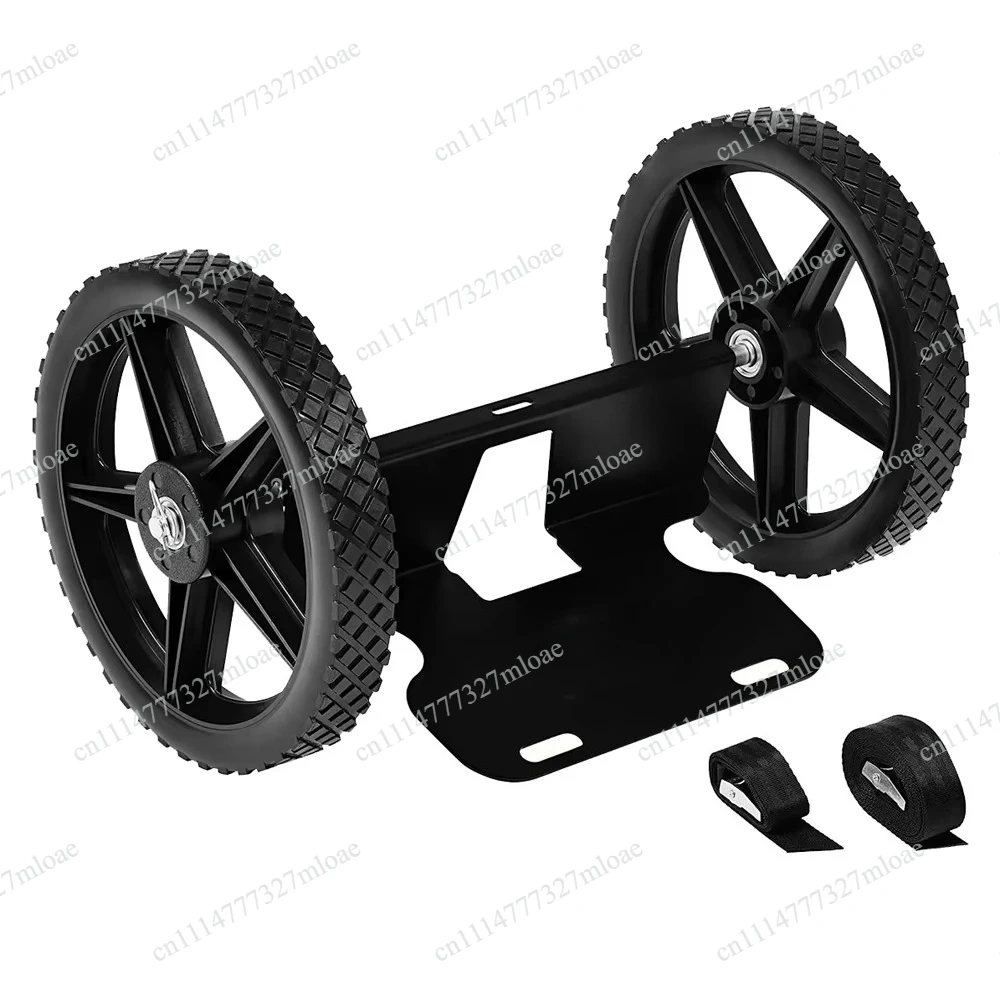 12 inch rotomolded plastic cooler 2 wheels 45/65QT refrigerator camping utility cart heavy duty