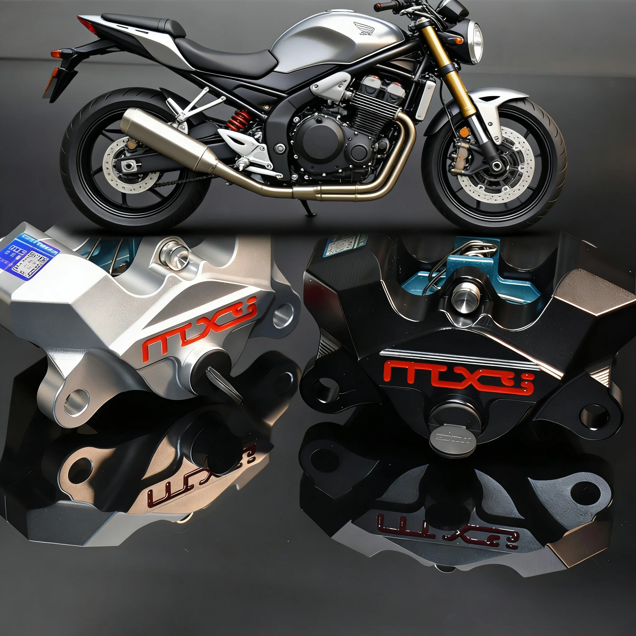 

Тормозной суппорт MXS Magician CNC Crab с установочным фиксатором, поршень 84 мм, 34*17