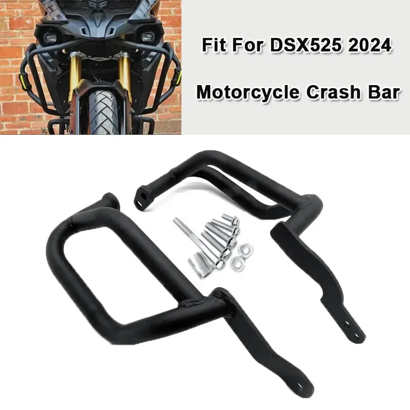 Fit For VOGE DS525X DS525 X 2024 Engine Guard Travel Road Crash Bar DS525X Motorcycle Chassis Protection Bumper Bike Accessories