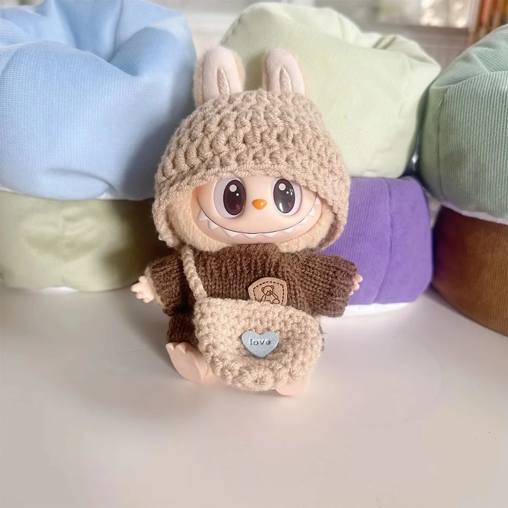 

Universal Baby Clothing Mini Plush Doll Clothing For LABUBU I II III Idol Doll Fan Gift