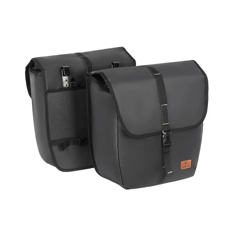 1/2pcs Waterproof Bike Panniers Bag Large Capacity Bicycle Rear Seat Bag for Bike Rear Rack