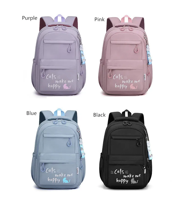 kids school bag cute pink school backpack for girls children kawaii bookbag primary middle students gift large capacity backpack
