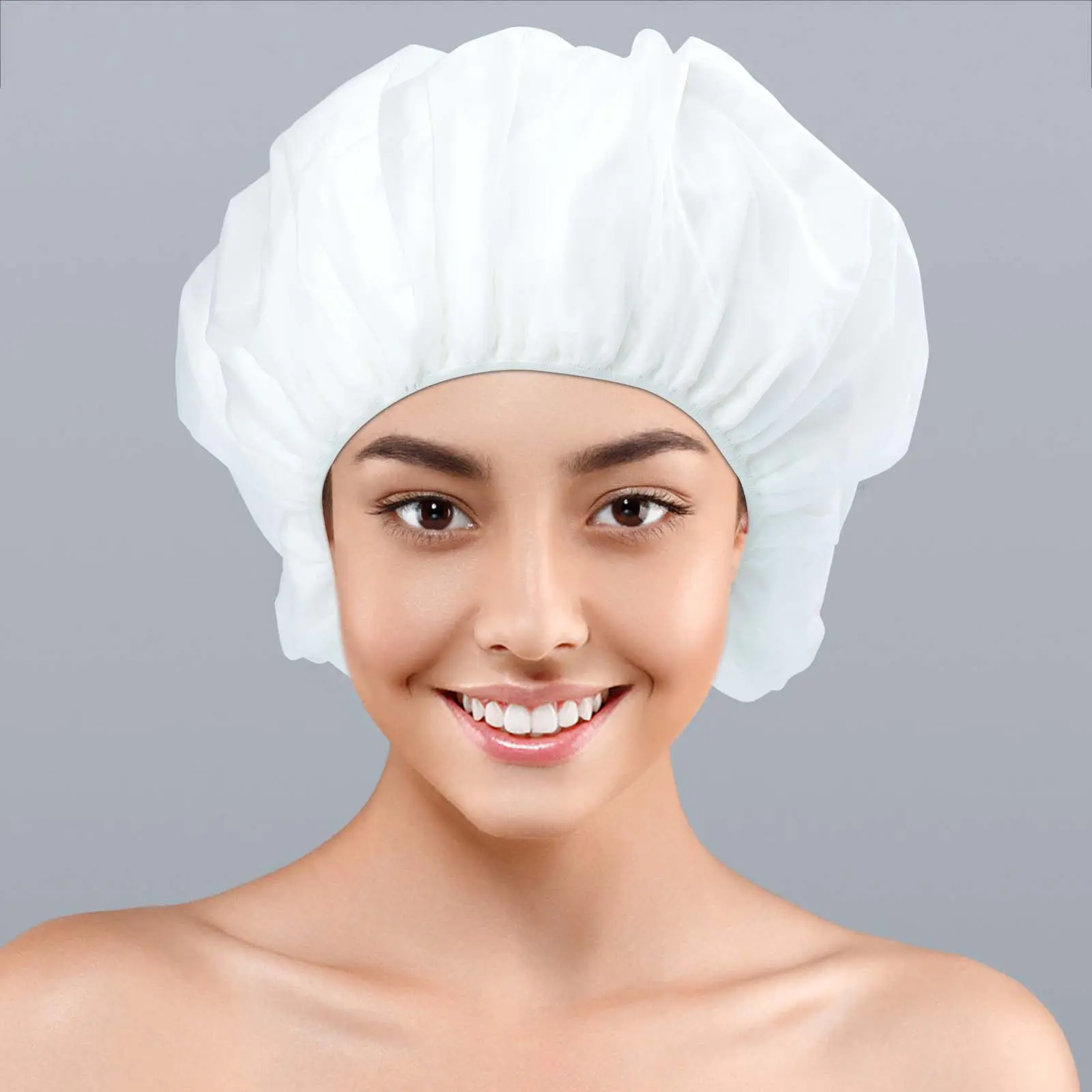 Rinse Free Shampoo Hat One Size Fits Most Microwaveable Dry Hair Wash Hat for Pregnant Postpartum Elderly Women