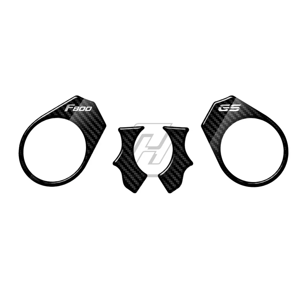 

For Motorrad F800GS 2008-2018 3D Carbon-look Upper Triple Yoke Defender