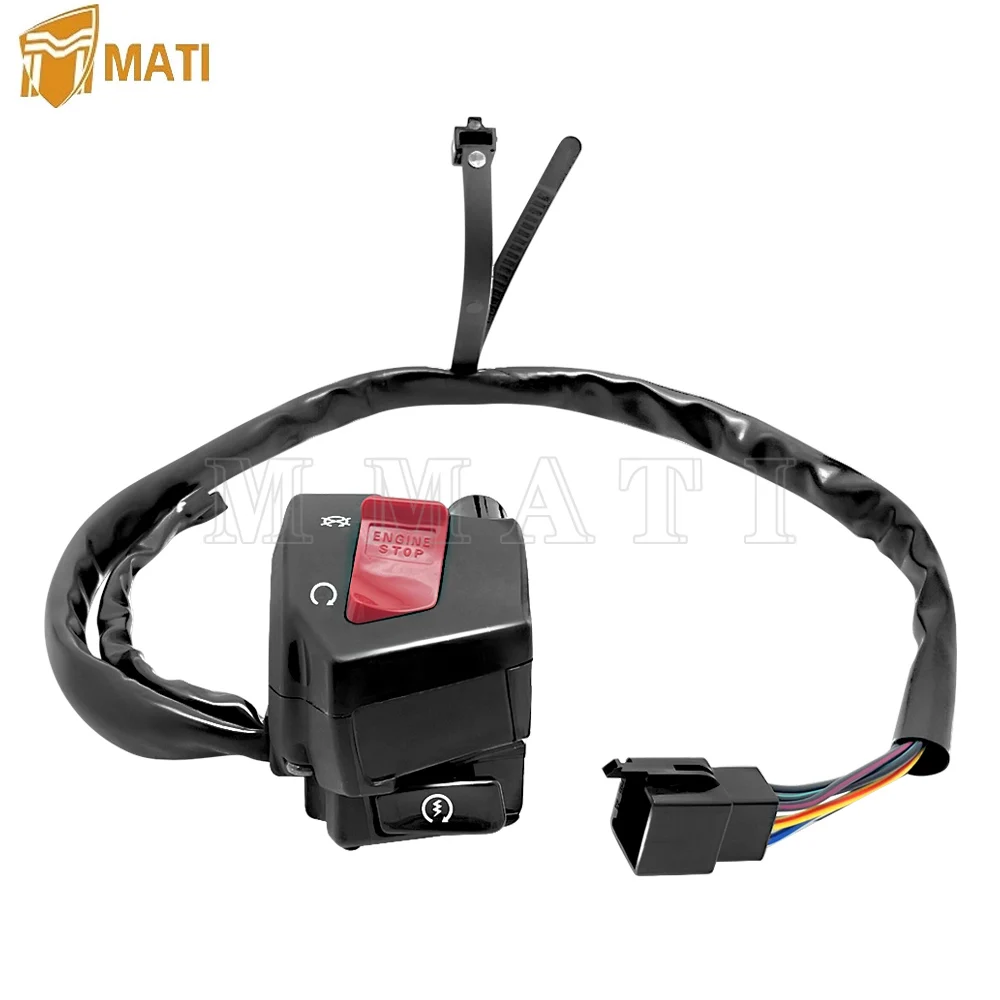 For Honda CBR600F CBR600F4 2001-2006 Start Stop Kill Switch Right Hand Control Switch 35013-MBW-A12 35013-MBW-A11 35013-MBW-A10 image 2