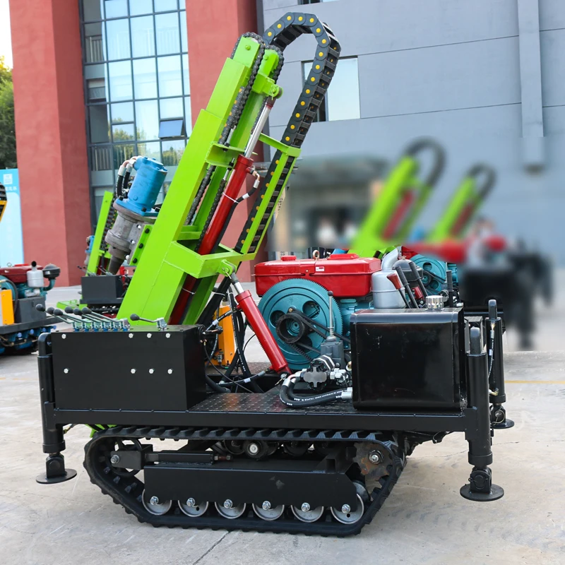 Hongrun 25HP Tracked Small Down the Hole Drilling Rig Diesel Hydraulic Small Drilling Machine