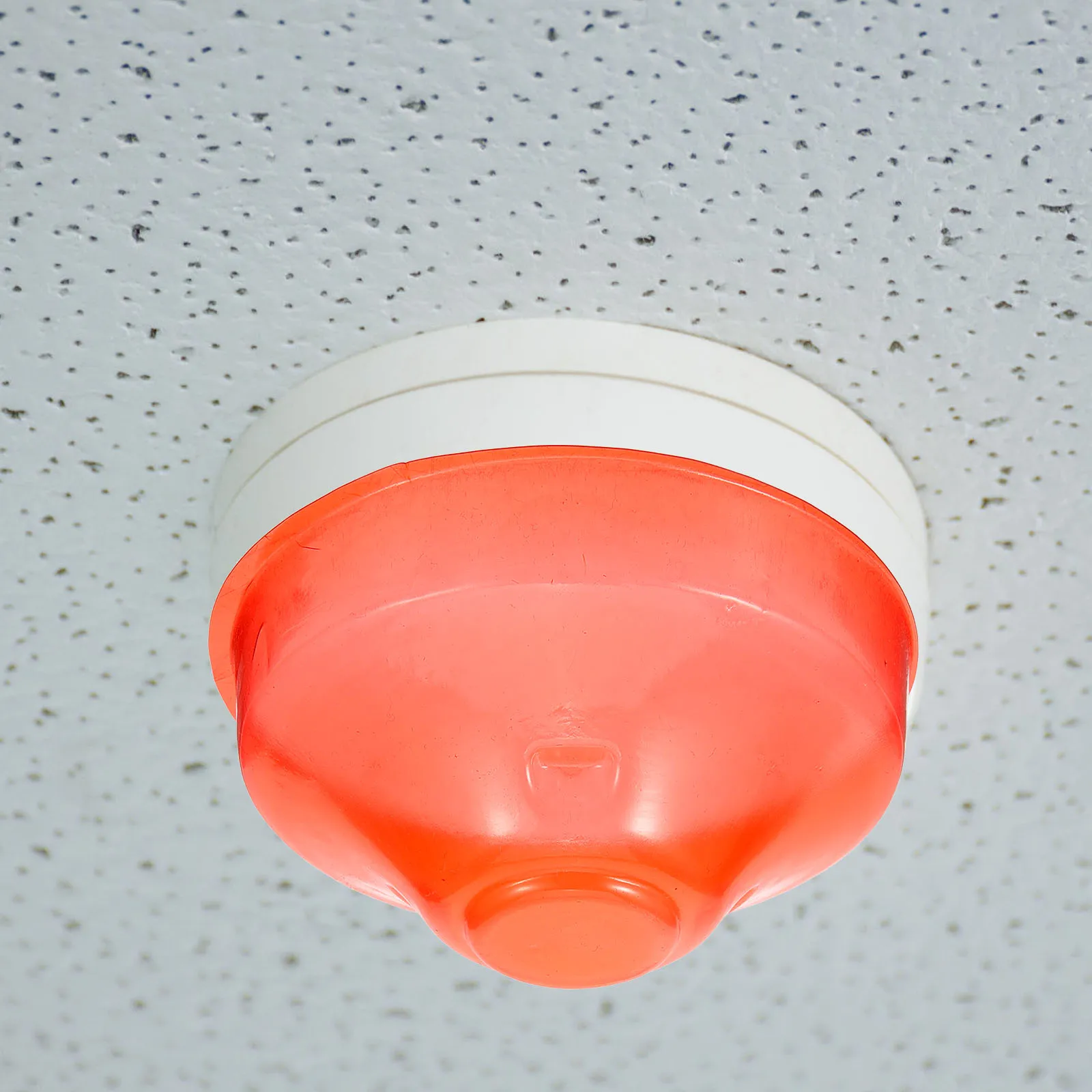 s Smoke Protective Cover ange Dust Proof Plastic Alarm Plate for Smoke Detectors Covers Cooking Dust Style