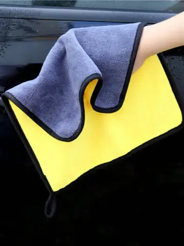 1/2/3/6/10pcs 30X60cm Microfiber Car Cleaning Towels Soft Quick Drying for Windows Mirrors Wiping Rags Double Layer Wash Cloth