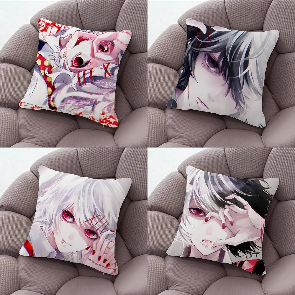 

Suzuya Juuzou Pillow Case Pillow Case Living Room Sofa Cushion Cover Suitable For Home Bedroom Room Decoration
