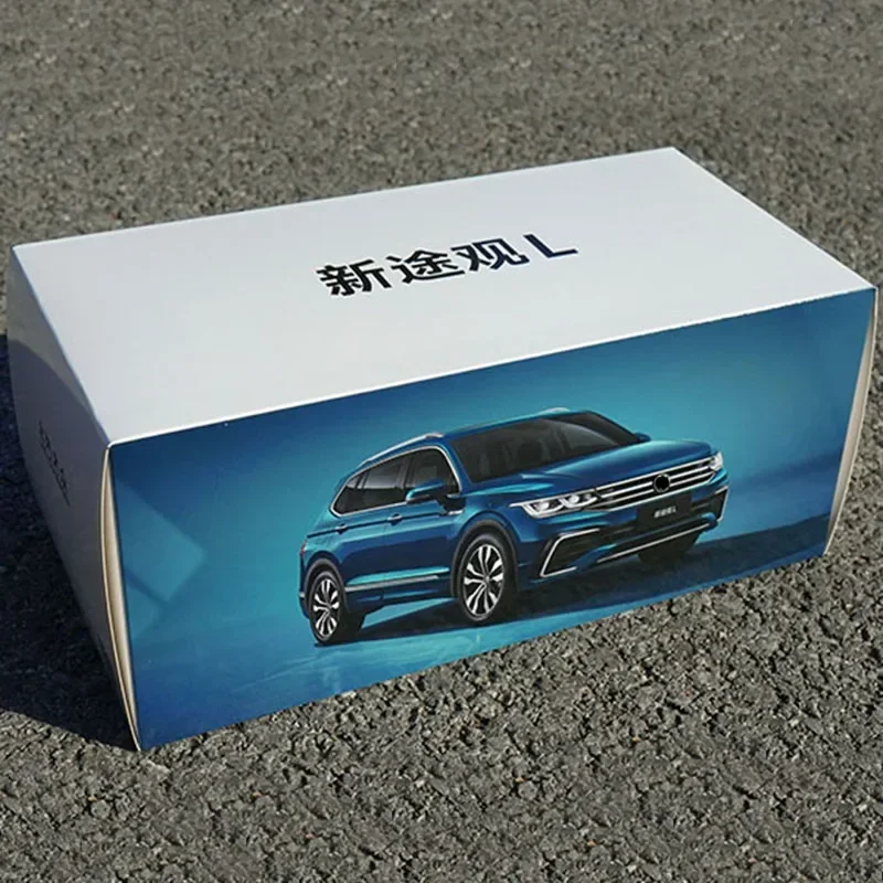 1:18 New FOR Volkswagen TIGUAN L SUV Alloy Car Diecasts & Toy Vehicles Metal Model Luxury Car Simulation Boys Gifts Collection