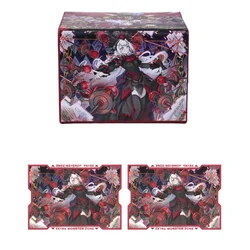 ga Yu Gi Oh LICE QUEEN Hearts of Crypter Anime Game OPCG TCG PTCG Trading Card Storage Box Diy Pu Collection Card Box Toys Gifts