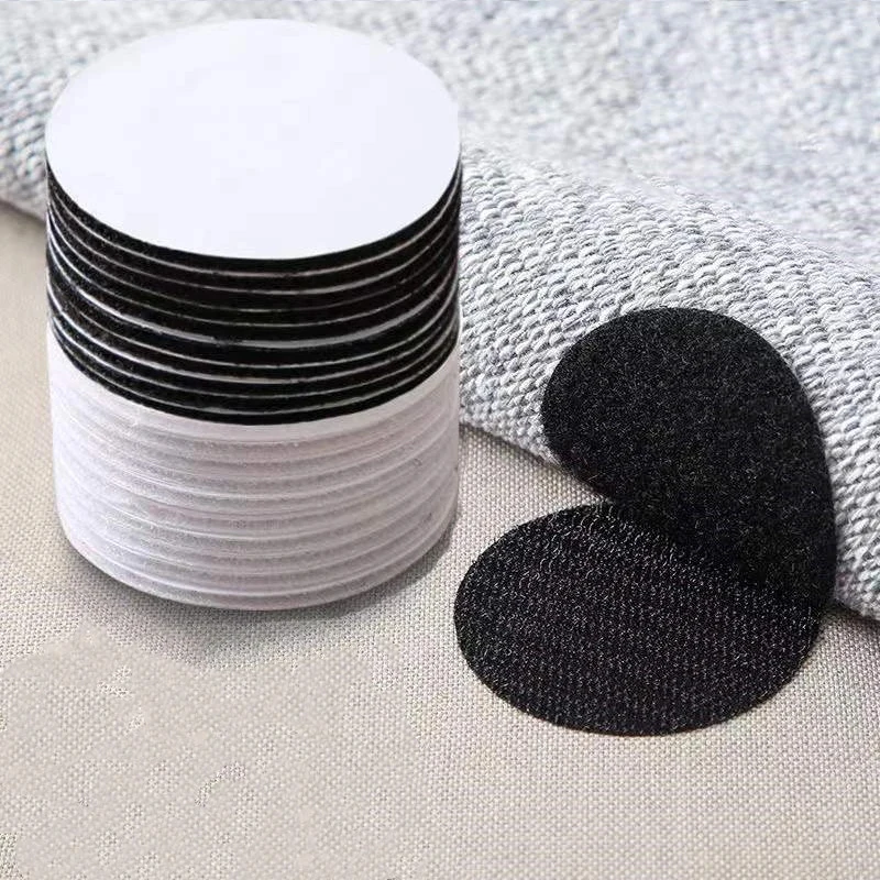 5-30 Pairs Strong Self Adhesive Fastener Nylon Hook Dots Stickers Adhesive Tape For Bed Sheet Sofa Mat Carpet Anti Slip Mat 60mm