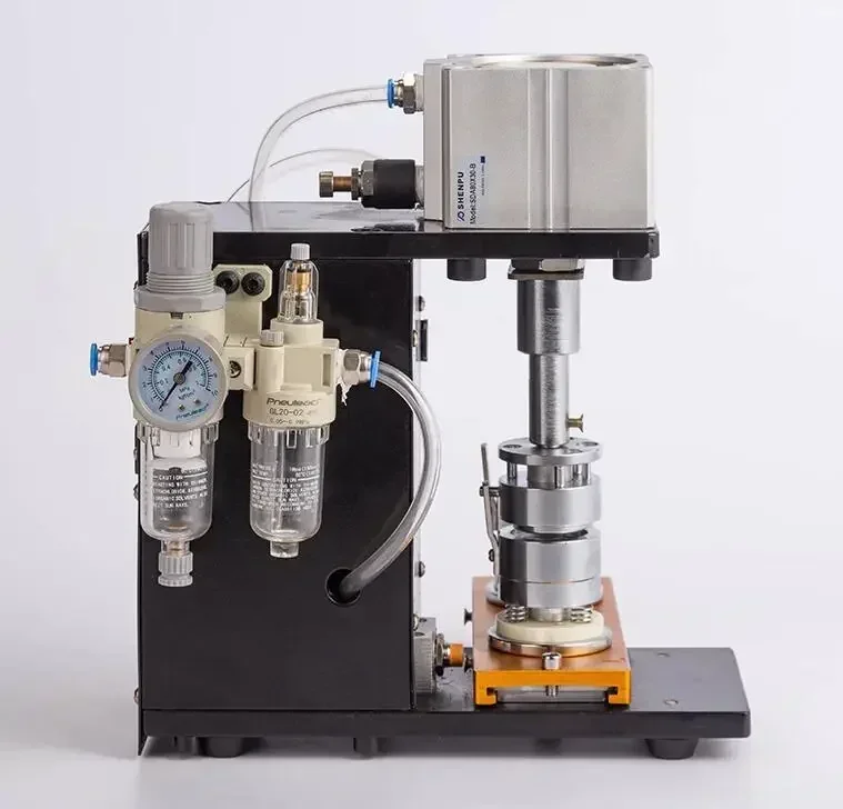 Auto Pneumatic Badge Making Machine Induction Stamping Badge Processing Punching Machine with Mold Pedal Models Without Air Pump
