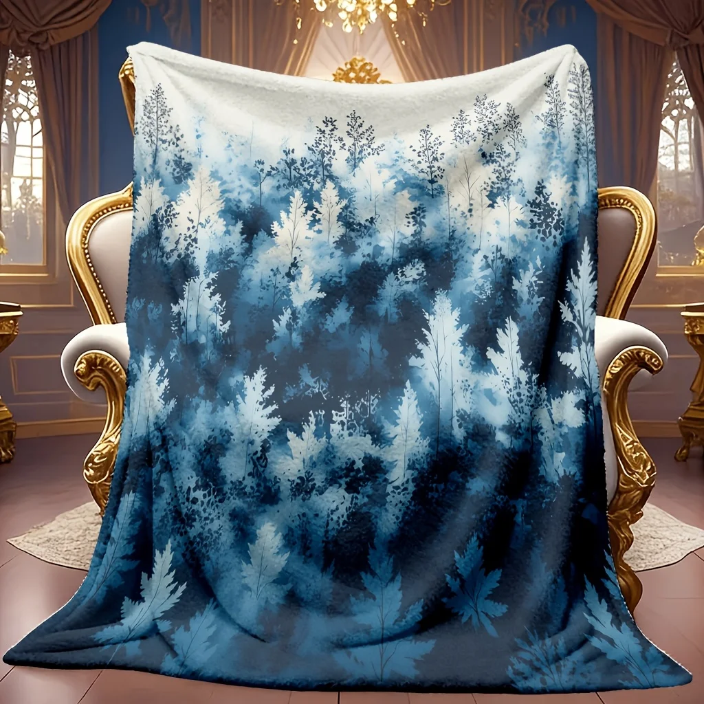 Elegant Van Gogh Style Theme Soft Bed Spread Throw Retro Looking Decor Blanket For Restaurant Boutique Dance