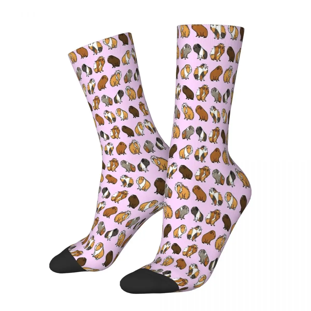 

Procession Pink Guinea Pig Cavia Porcellus Animal Socks Male Mens Women Autumn Stockings Hip Hop