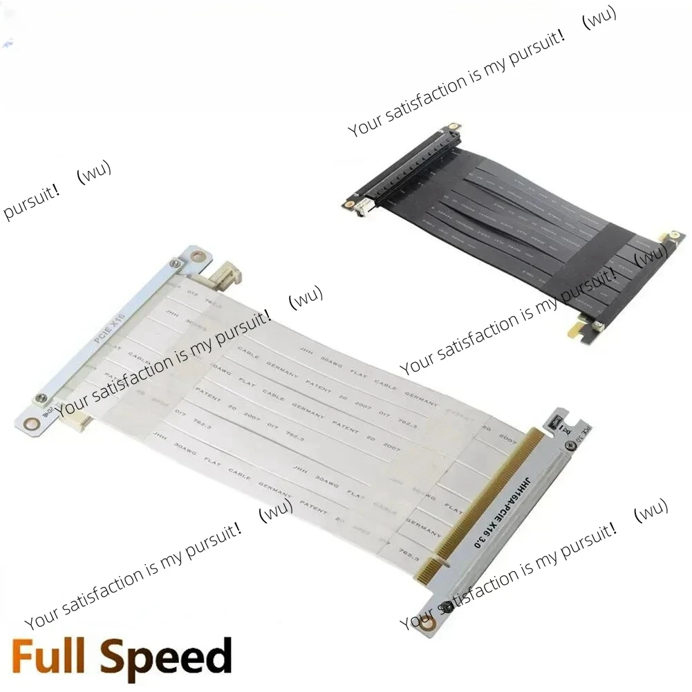 

Black&White Double Reverse Graphics Card Extension Cable PCIe 4.0 3.0 x16 To x16 Gen4/3 Flexible GPU Riser ITX A4 Connector Wire