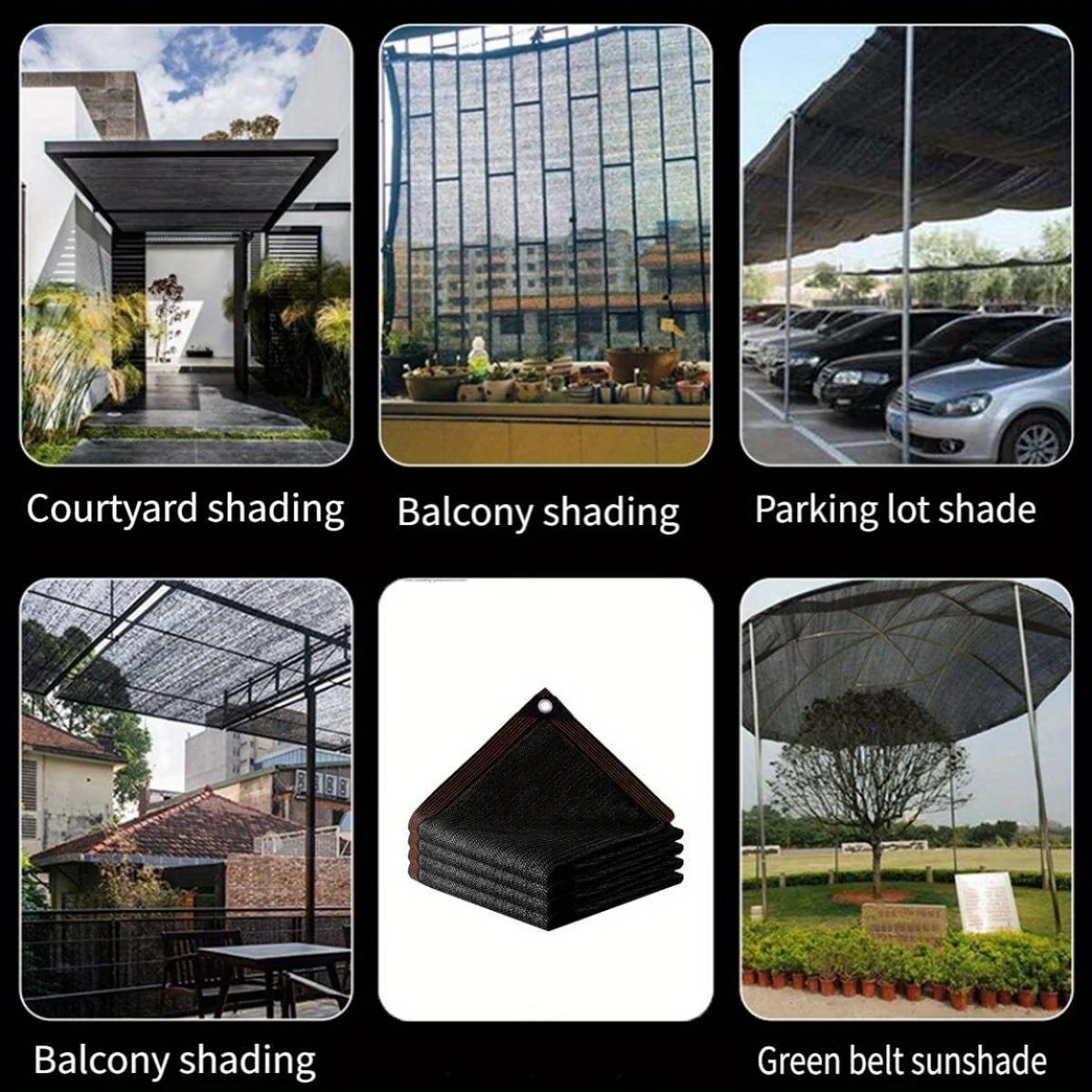 

Практичная солнцезащитная сетка для семейных террас, изготовленная из высококачественной полиэтиленовой ткани высокой плотности. Материал...