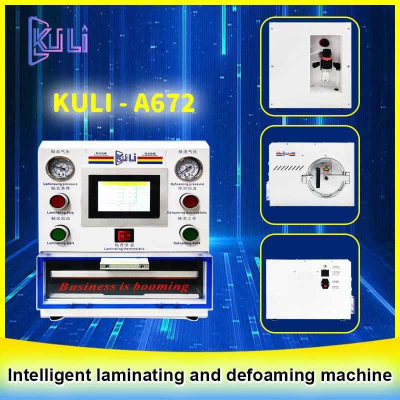 Kuli Intelligent Laminating And Defoaming Machine Oca Repair Replacement Test Tablet Phone Touch Screen Display Remove Bubbles