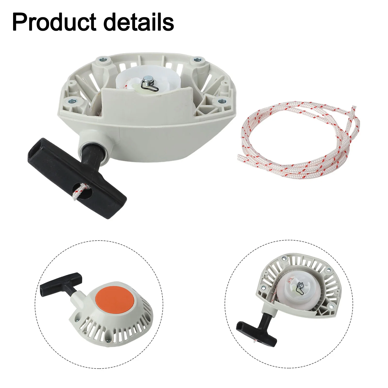 

For Outdoor Use Recoil Pull Starter Easy Installation Outdoor Equipment Robust Construction Easy To Install Efficient Operation