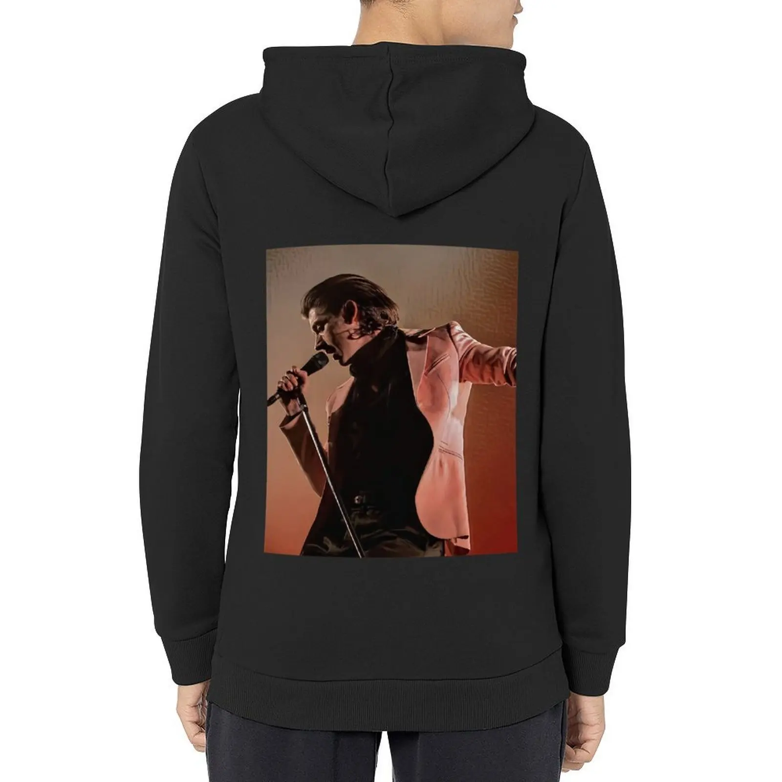 

Gift For Men Dark Red Alex Cool Style Vintage Photograp Hoodie hooded shirt mens clothing korean style clothes tracksuit men