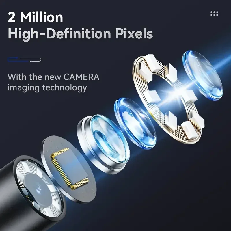 1080P 360 Car Piping Rotary Automotive Boroscope Video Piping Endoscope Ingoscope With Articulation Camera Inspection Device - view 5
