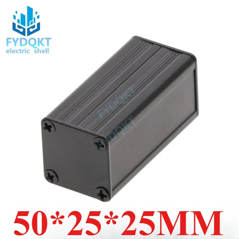 

1pcs Black Aluminum box DIY Electronic Cooling Shell 50x25x25mm Digital Profile Aluminum Box