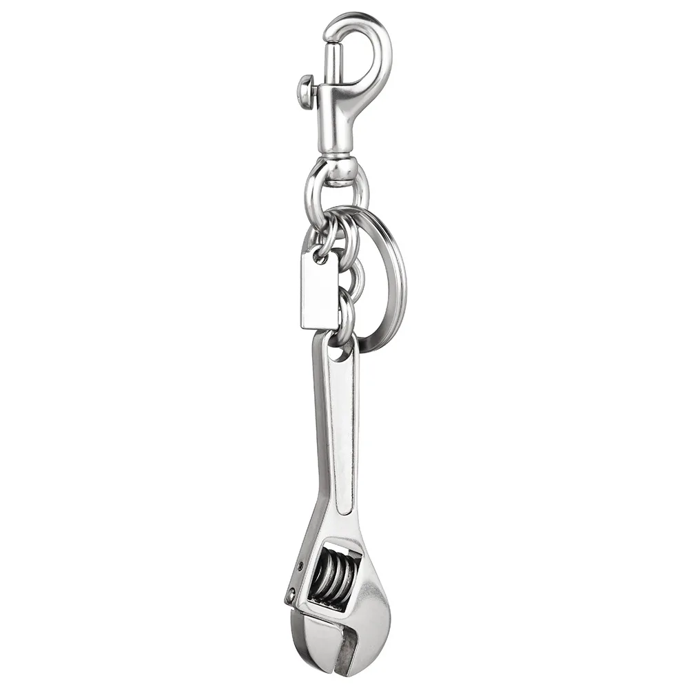 Simulation Tool Modeling Car Keychain Buckle Metal Texture Hardware Bag Pendant Personalized Decoration