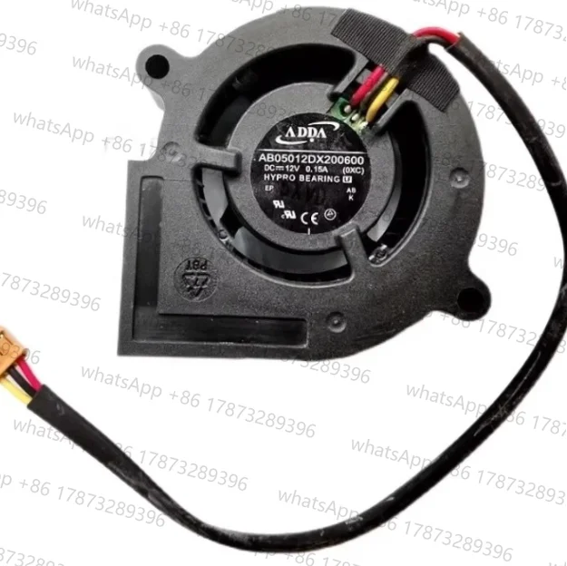 Brand new and original 5cm AB05012DX200600 projector blower fan DC12V 0.15A 3wires