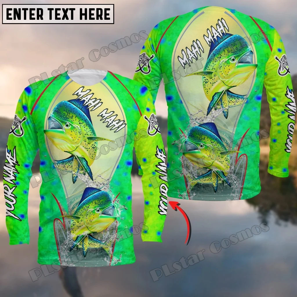 Jersey Mahi-Mahi estampado 3D – Manga larga para pesca - imagen 4