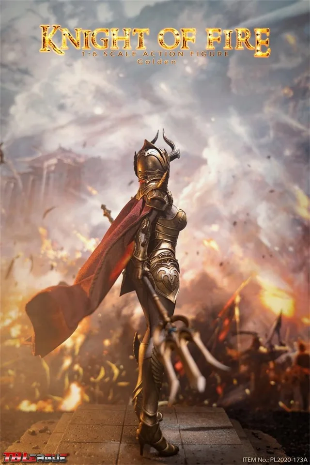 1/6 TBLeague PL2020-173A Female Knight of Fire Warrior Gold