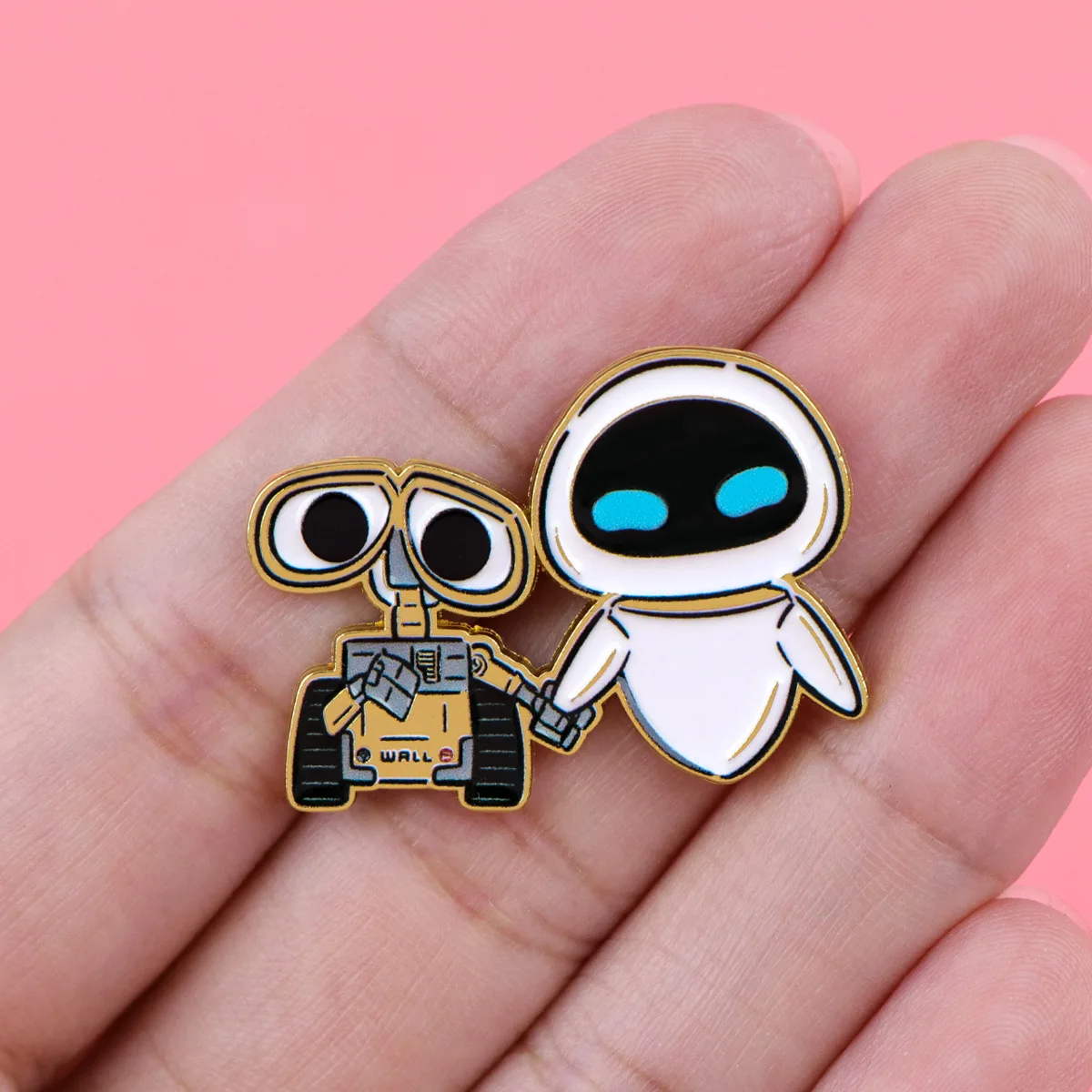 Cute Enamel Pin Cartoon Robot Brooch For Coat Women's Brooches Fashion Lapel Badges Jewelry Gift for Couple image 5