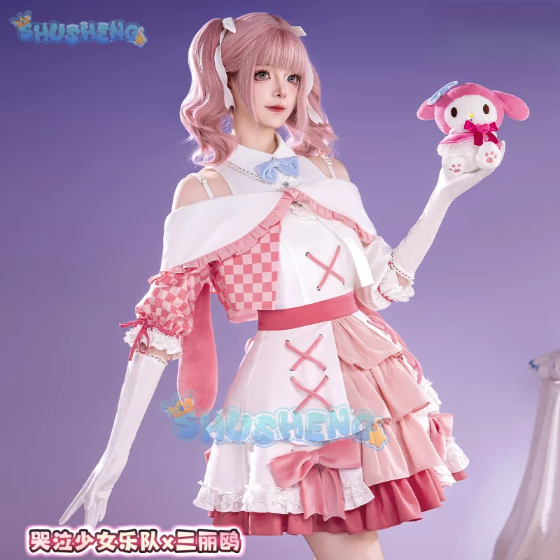 Girls Band Cry‌ Nina 486 Tomo Hina Cosplay Costume Uniform Halloween Carnival Party Christmas Play Role Clothes Clothing