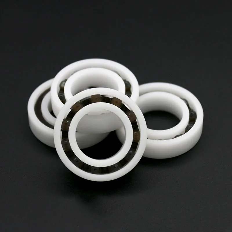 50pcs POM Plastic bearings with Glass balls 607 7*19*6mm nylon bearing 7x19x6 mm