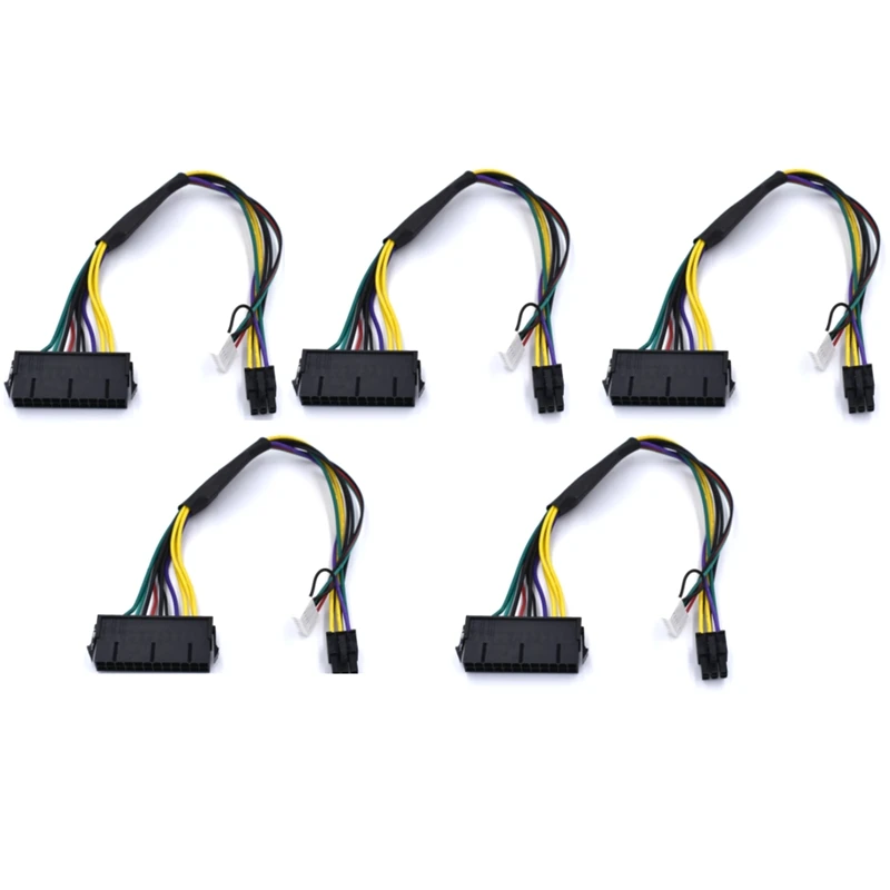 

ATX 24Pin To Motherboard Jumper For HPZ220 Z230 SFF 18E4 Motherboard 18AWG Wire 2-Port 6Pin Power Cord (5Pcs)