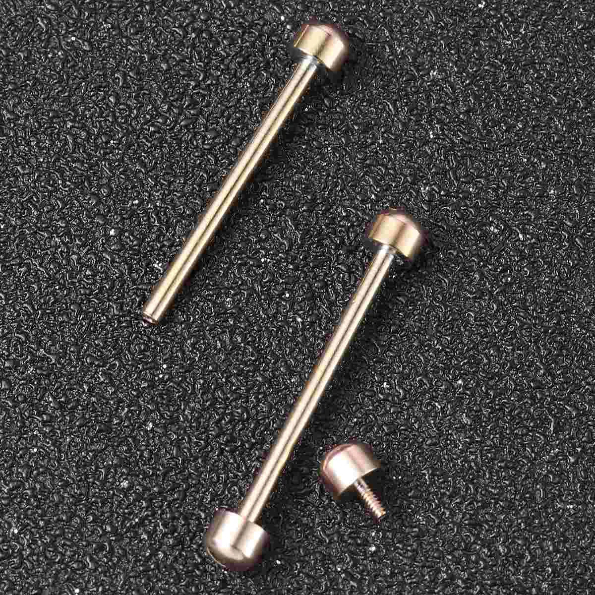 Varillas de tubo de tornillo para reloj, herramientas de reparación de varilla de conexión para correa de reloj atornillada, diámetro interior de 20mm (rosa), 2 uds.