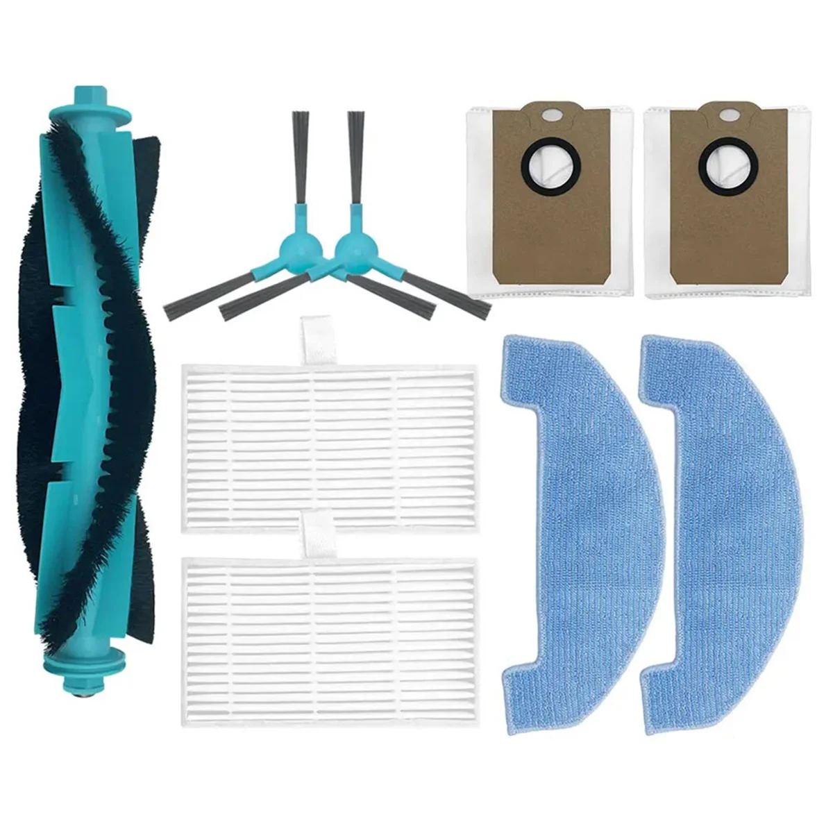 Für s5 plus/2299 ultra home x-treme roboter vakuum teile hauptseite bürste mopp staubbeutel filter