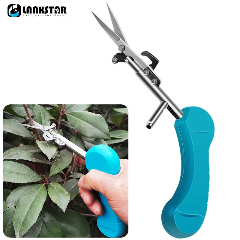 

Pruning Shears Pointy Fruit Picking Scissors Picking Pepper And Medlar Floral Scissors Gardening Tools Blue/Black