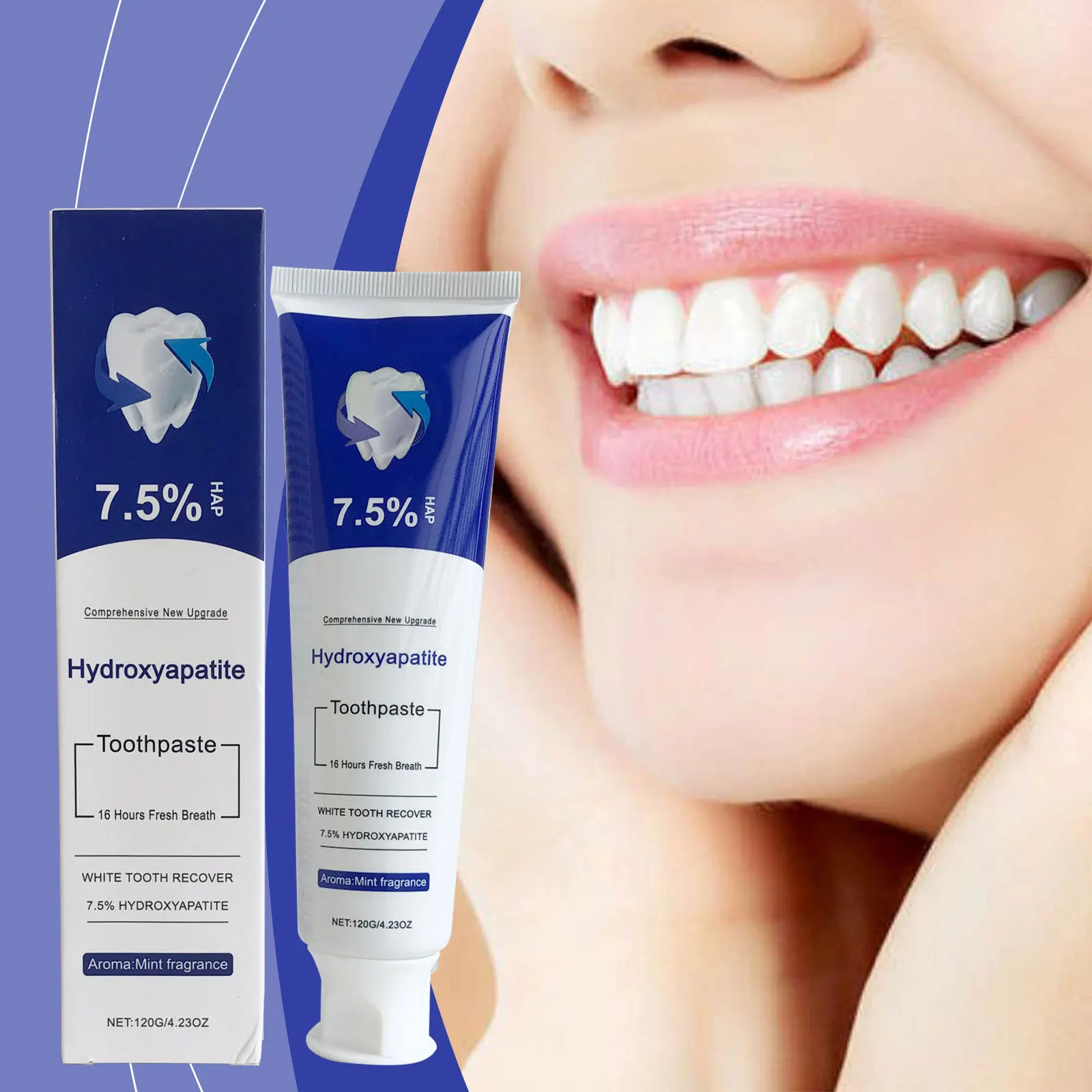 Oral Care Toothpaste Protect Tooth Enamel Smooth Surface Long Lasting Fresh Breath Remove Stains Whitening Toothpaste