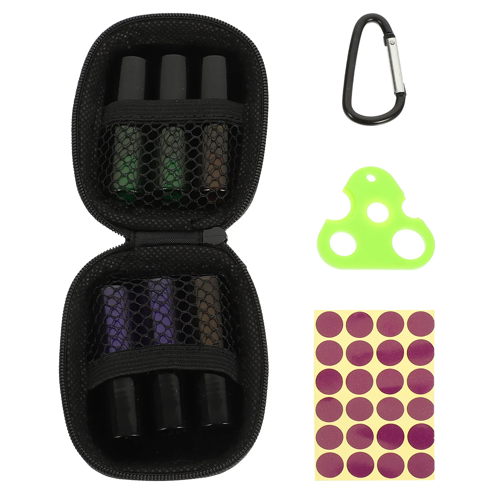 1 ชุดขวดน้ำหอมแบบลูกกลิ้งแก้ววัสดุหนาเรียบเหมาะสำหรับการจัดเก็บน้ำมันหอมระเหยแบบพกพาและสะดวกในการใช้งาน