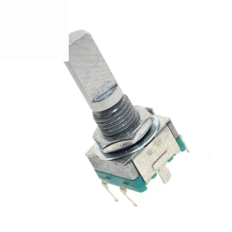Codificador rotatorio  10 Uds., interruptor  código EC11, potenciómetro digital  audio, con interruptor, 5 pines, longitud l man