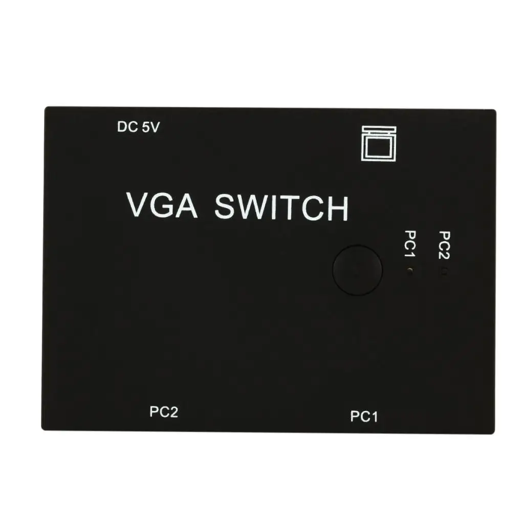 

2 Port VGA Video Switch Box 2-in 1-out Vedio Multipliter Switcher for LCD PC