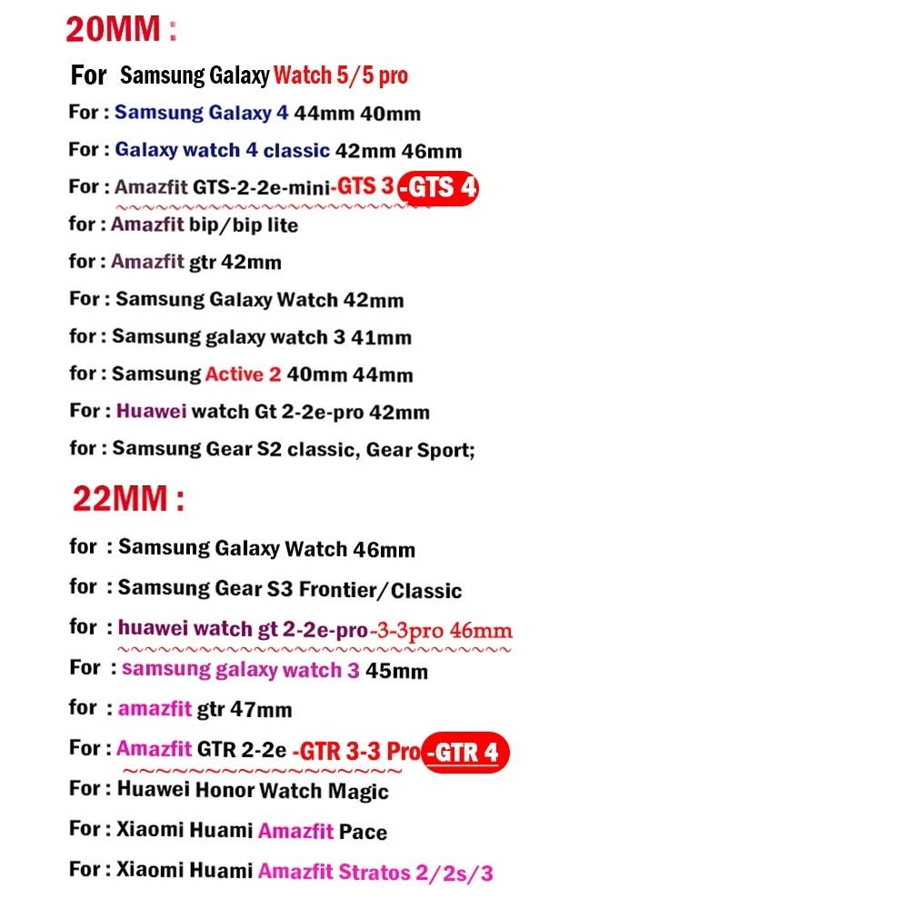 삼성 갤럭시 워치용 실리콘 밴드, 액티브 2 기어 3 스트랩 팔찌, 갤럭시 워치 4, 5 프로, 4, 20mm, 22mm, 44mm, 40mm, 46mm, 42mm