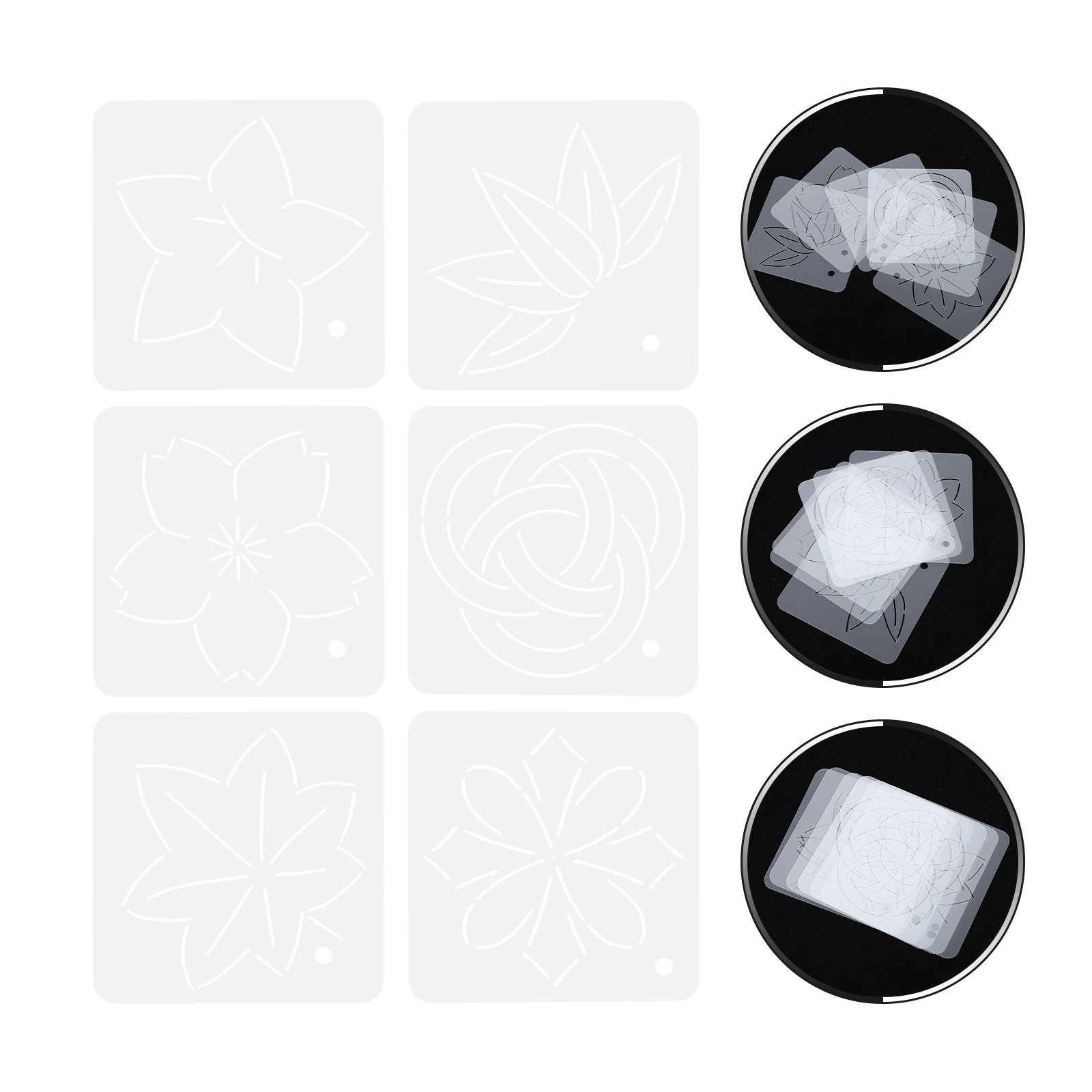 

6Pcs Quilting Templates Acrylic Sewing Rulers for DIY Embroidery Patchwork Craft Accessories Quilting Rulers Sewing Ruler